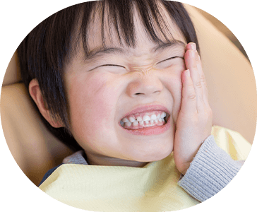 歯が痛い子供